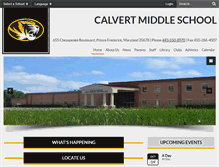 Tablet Screenshot of cmsweb.calvertnet.k12.md.us