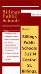 Mobile Screenshot of billings.k12.ok.us