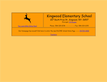 Tablet Screenshot of kingwood.pres.k12.wv.us