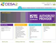 Tablet Screenshot of cesa2.k12.wi.us