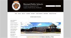 Desktop Screenshot of maynard.k12.ma.us