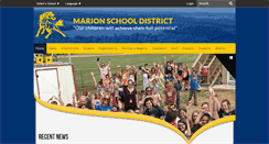 Desktop Screenshot of marion.k12.wi.us