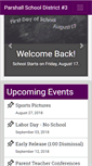 Mobile Screenshot of parshall.k12.nd.us