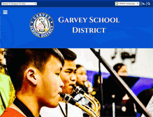 Tablet Screenshot of garvey.k12.ca.us