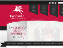 Tablet Screenshot of paulsboro.k12.nj.us
