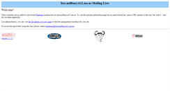 Desktop Screenshot of lists.millbury.k12.ma.us
