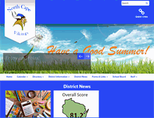 Tablet Screenshot of northcape.k12.wi.us