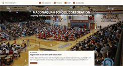 Desktop Screenshot of maconaquah.k12.in.us