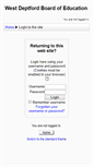 Mobile Screenshot of moodle.wdeptford.k12.nj.us
