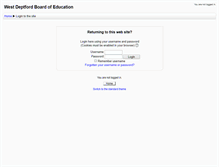 Tablet Screenshot of moodle.wdeptford.k12.nj.us