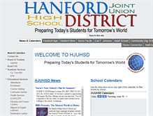 Tablet Screenshot of hjuhsd.k12.ca.us
