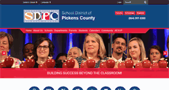 Desktop Screenshot of pickens.k12.sc.us