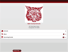 Tablet Screenshot of bath.k12.ky.us