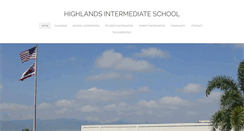 Desktop Screenshot of highlands.k12.hi.us