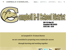 Tablet Screenshot of campbell.k12.mo.us