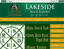 Tablet Screenshot of lhs.leusd.k12.ca.us