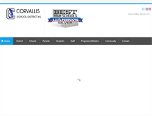 Tablet Screenshot of corvallis.k12.mt.us