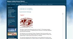 Desktop Screenshot of mojave.k12.ca.us