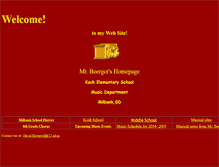 Tablet Screenshot of db020.k12.sd.us