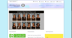 Desktop Screenshot of irvington.k12.nj.us