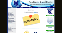 Desktop Screenshot of newlisbon.k12.wi.us