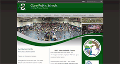 Desktop Screenshot of clare.k12.mi.us