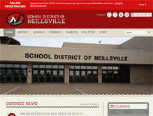 Tablet Screenshot of neillsville.k12.wi.us