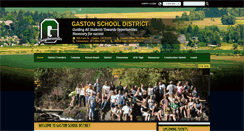 Desktop Screenshot of gaston.k12.or.us