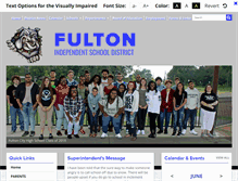 Tablet Screenshot of fulton-ind.k12.ky.us
