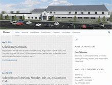 Tablet Screenshot of mapleton.k12.nd.us