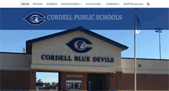 Desktop Screenshot of cordell.k12.ok.us