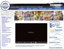 Tablet Screenshot of kcsd.k12.or.us