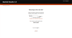Desktop Screenshot of moodle.marshall.k12.il.us