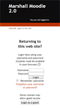 Mobile Screenshot of moodle.marshall.k12.il.us