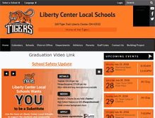 Tablet Screenshot of libertycenter.k12.oh.us