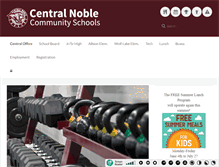 Tablet Screenshot of centralnoble.k12.in.us