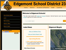 Tablet Screenshot of edgemont.k12.sd.us