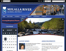 Tablet Screenshot of molallariv.k12.or.us