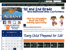 Tablet Screenshot of albany.k12.wi.us