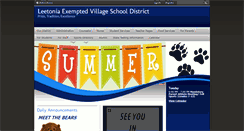 Desktop Screenshot of leetonia.k12.oh.us