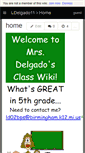 Mobile Screenshot of ldelgado11.wikis.birmingham.k12.mi.us