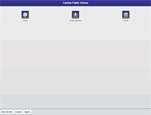 Tablet Screenshot of carlisle.k12.ma.us