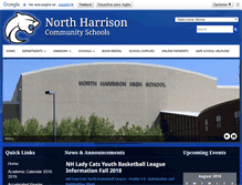 Tablet Screenshot of nhcs.k12.in.us