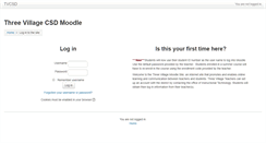 Desktop Screenshot of moodle.3villagecsd.k12.ny.us