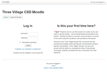 Tablet Screenshot of moodle.3villagecsd.k12.ny.us