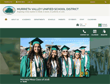Tablet Screenshot of murrieta.k12.ca.us