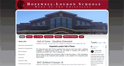 Desktop Screenshot of hopewell-loudon.k12.oh.us