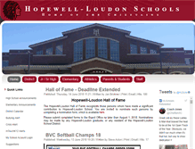 Tablet Screenshot of hopewell-loudon.k12.oh.us