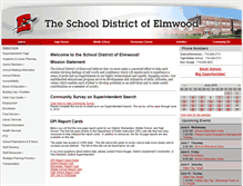 Tablet Screenshot of elmwood.k12.wi.us
