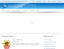 Tablet Screenshot of leslie.salkeiz.k12.or.us